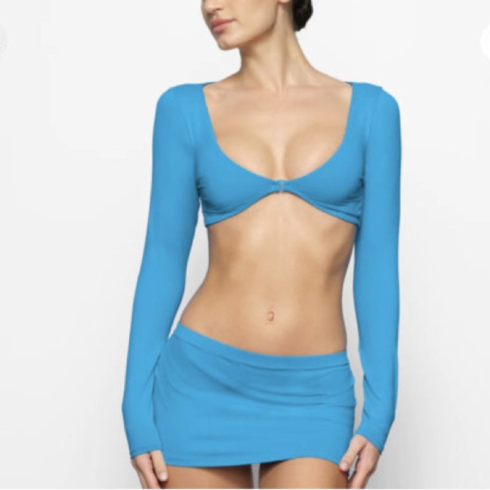 SKIMS long sleeve swim shrug